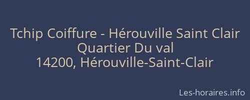 Tchip Coiffure - Hérouville Saint Clair