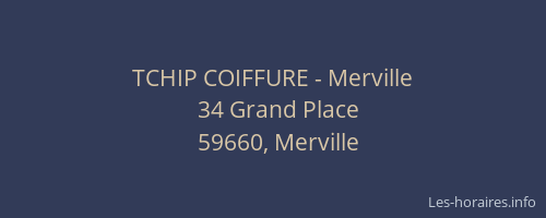 TCHIP COIFFURE - Merville