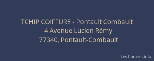 TCHIP COIFFURE - Pontault Combault