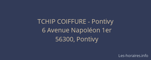 TCHIP COIFFURE - Pontivy
