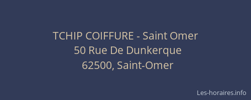 TCHIP COIFFURE - Saint Omer