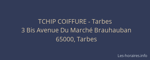 TCHIP COIFFURE - Tarbes