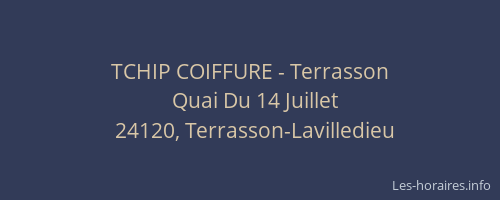 TCHIP COIFFURE - Terrasson