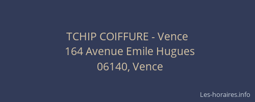 TCHIP COIFFURE - Vence