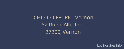 TCHIP COIFFURE - Vernon