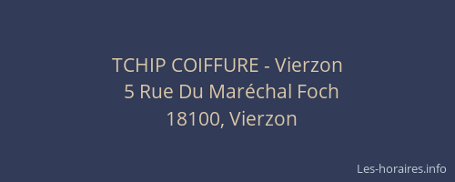 TCHIP COIFFURE - Vierzon