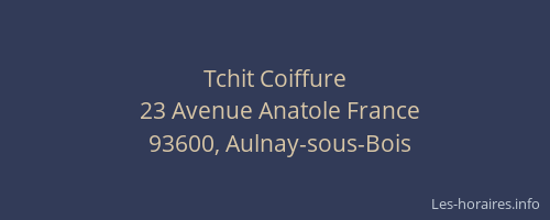 Tchit Coiffure