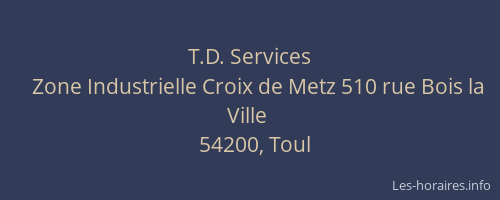 T.D. Services