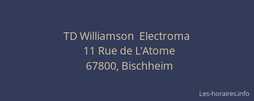 TD Williamson  Electroma