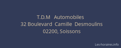 T.D.M   Automobiles