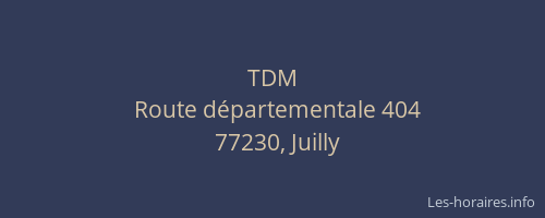 TDM