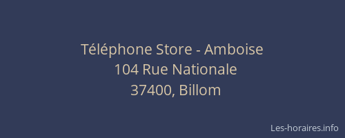 T&eacute;l&eacute;phone Store - Amboise