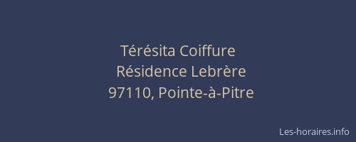 T&eacute;r&eacute;sita Coiffure