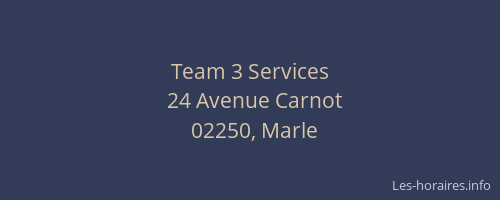 Team 3 Services