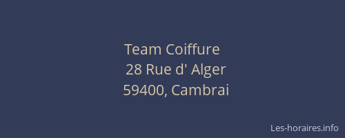 Team Coiffure