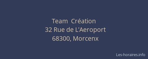 Team  Cr&eacute;ation
