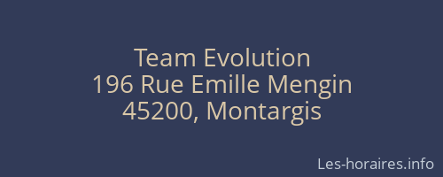 Team Evolution