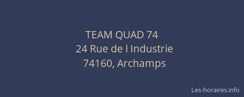 TEAM QUAD 74