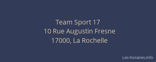 Team Sport 17