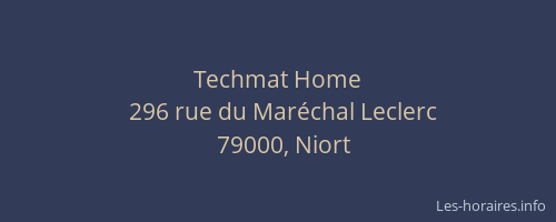 Techmat Home