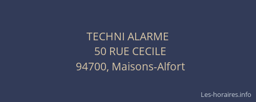 TECHNI ALARME