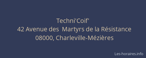 Techni'Coif'