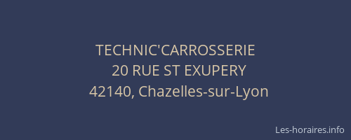 TECHNIC'CARROSSERIE