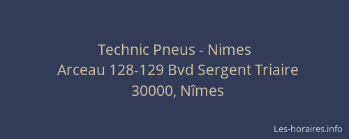 Technic Pneus - Nimes