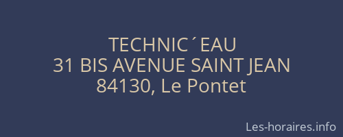 TECHNIC´EAU