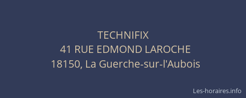 TECHNIFIX