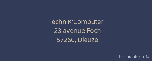 TechniK'Computer