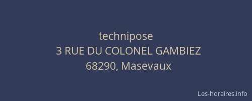 technipose