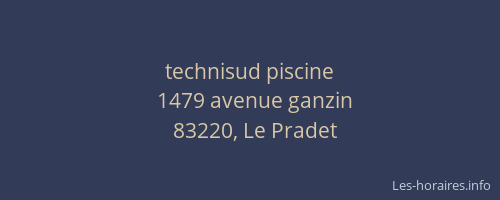 technisud piscine