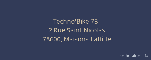 Techno'Bike 78