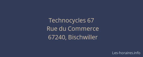 Technocycles 67