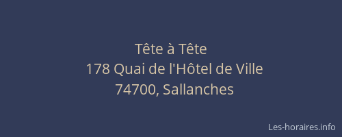 T&ecirc;te &agrave; T&ecirc;te