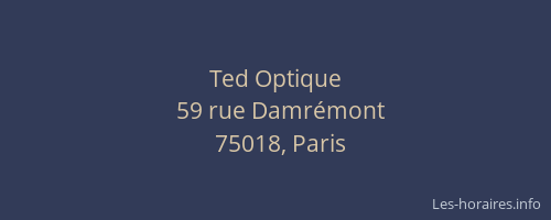 Ted Optique