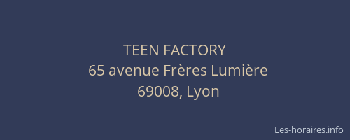 TEEN FACTORY