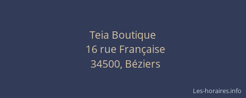Teia Boutique