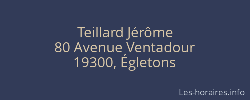 Teillard Jérôme