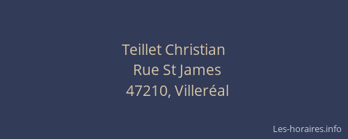 Teillet Christian