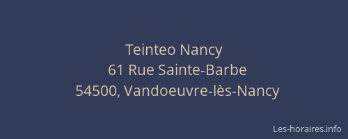 Teinteo Nancy
