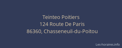 Teinteo Poitiers