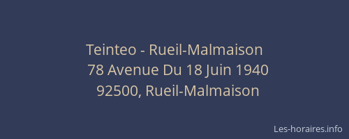 Teinteo - Rueil-Malmaison
