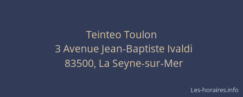 Teinteo Toulon