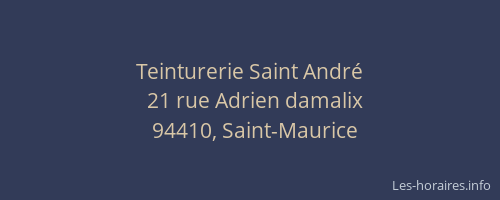 Teinturerie Saint André