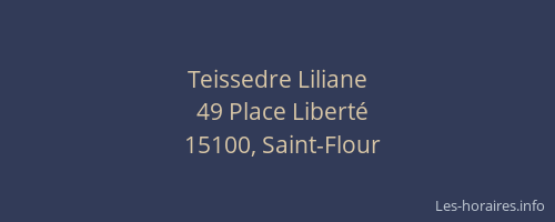 Teissedre Liliane