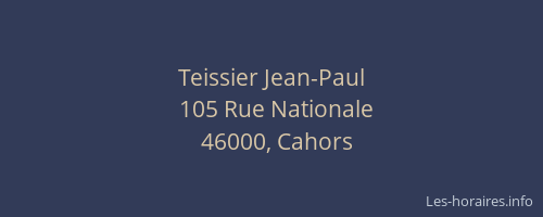 Teissier Jean-Paul