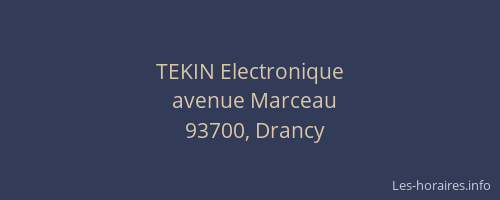 TEKIN Electronique