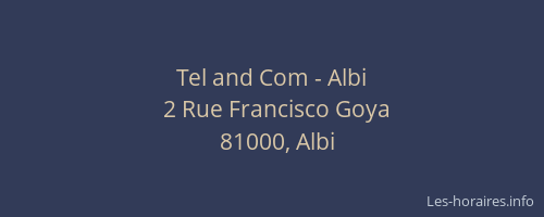 Tel and Com - Albi